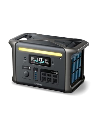 Anker Solix F1500 Portable Power Station (PowerHouse 1536Wh) ポータブル電源 2時間 満充電 高出力AC(定格1500W / 瞬間最大2400W / SurgePad 1800W