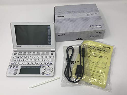 CASIO Ex-word 電子辞書 XD-SF6350WE ホワイト 120コンテンツ+日本文学100作品収録