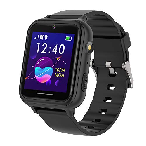 PTHTECHUS キッズ 腕時計 スマートウォッチ 子供のスマート腕時計 スマートウォッチ smart watch for kids MP3 音楽再生 14種類のゲーム携帯電話 女の子 男の子 カメラ 懐中電灯 歩数計 トーチ カレン