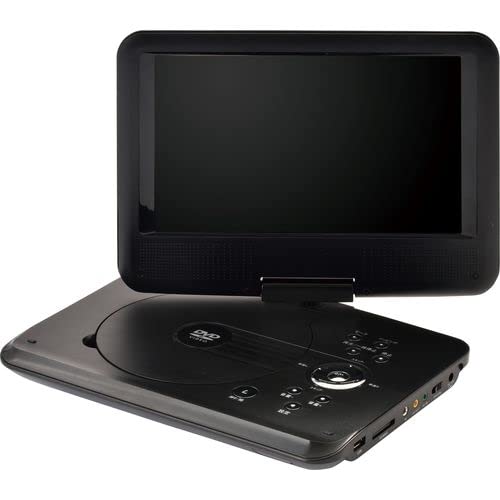 Qriom 9インチ ポータブルDVDプレーヤー 4電源タイプ CPD-MN92D(B)