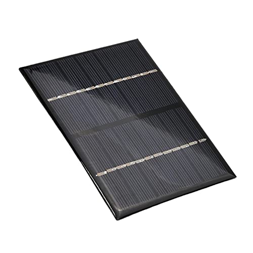 Fielect ミニソーラーパネル ミニソーラー多結晶 ソーラーパネル 1.5W 12V 1個入り ソーラーバッテリー ポータブル 太陽電池パネル 多結晶シリコンソーラーパネル 超薄型軽量 携帯型 太陽光発電パネル DIYパワーモジュール