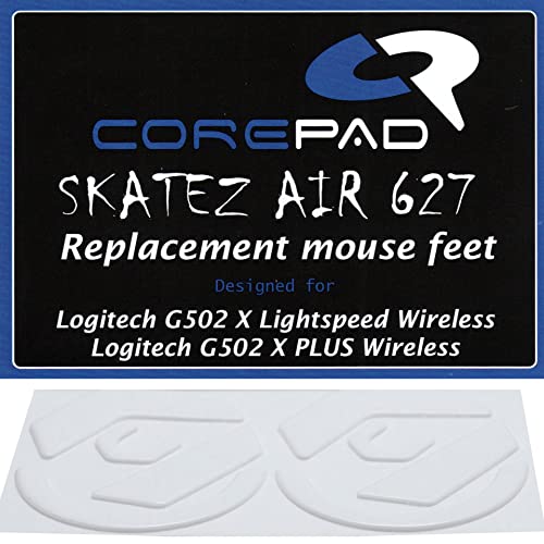 Corepad Skatez AIR Logitech G502 X Lightspeed/Logitech G502 X PLUS Wireless用マウスソール 2set【国内正規品】 (AIR)