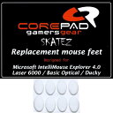 Corepad Skatez 【ゲーミングマウスフィート】 Microsoft IntelliMouse Explorer 4.0 / Laser 6000 / Basi 専用 マウスソール
