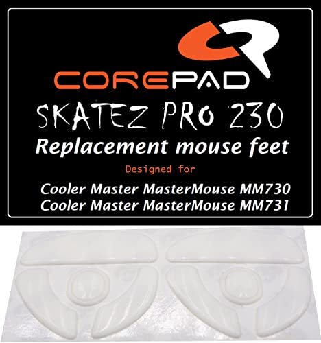 Corepad Skatez PRO Cooler Master MasterMouse MM730 / MM731用マウスソール 2set【国内正規品】