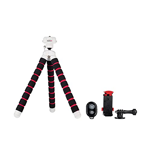 Datacolor Spyder Tripod Pro【国内正規品】ハンズフリーで写真や動画を撮影するためのリモコンを付属した多用途（カメラとスマートフォン用マウント）で 柔軟なトライポッド