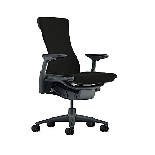 【正規品】Herman Miller (ハーマンミラー) エンボディチェア オフィスチェア グラファイト(ブラック) メドレー：シンダー BBキャスター CN122AWAAG1G1BB1HA04