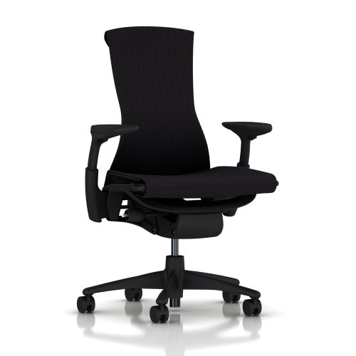 【正規品】 Herman Miller (ハーマンミラー) エンボディチェア オフィスチェア グラファイト ナイロン (ブラック) BBキャスター 12年 CN122AWAAG1G1BB3513