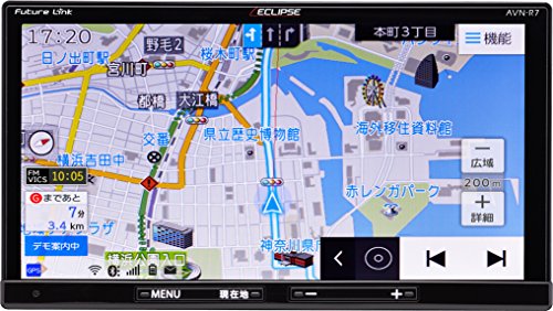 デンソーテン イクリプス(ECLIPSE) カーナビ AVN-R7 地図無料更新 地デジ(ワンセグ/フルセグ)/VICS WIDE/SD/CD/DVD/USB/Bluetooth/Wi-Fi 7型