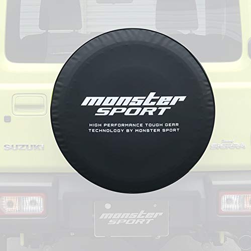 MONSTER SPORT スペアタイヤカバー MSロゴ 車種専用設計 ジムニーシエラ[JB74W] スペアタイヤ用 タイヤカバー 防水 防塵 劣化防止 保管 収納 771120-5600M