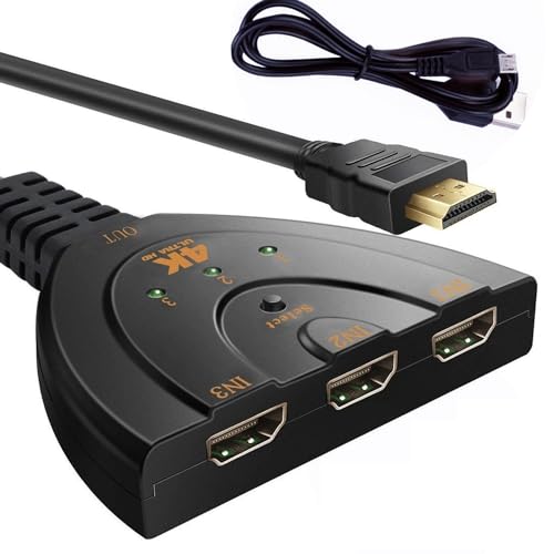 HDMI 切替器 3入力1出力 分配器 HDMI av 