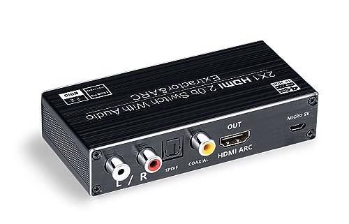 ELEVIEW HDMI 切替器 音声分離器 4K(60Hz) 