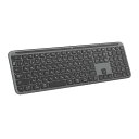 ロジクール SIGNATURE SLIM ワイヤレス キーボード K950GR 薄型 静かなタイピング Bluetooth Logi Bolt ワイヤレスキーボード テンキー 無線 Easy-Switch 日本語配列 電池寿命36ケ月 W(2)