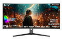 JAPANNEXT 37.5インチ曲面 IPSパネル UWQHD+(3840 x 1600)解像度 ウルトラワイドゲーミングモニター JN-i375C144UQR-H 144Hz対応 USB-C給電(最大65W) HDMI DP KVM機(2)