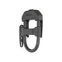Hiplok(ヒップロック) DX with FRAME CLIP 自転車U字ロック オールブラック 内寸: 15cm x 8.5cm