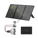 ERICSITY ソーラーパネル 100W 折りたたみ式 ソーラーチャージャー 太陽光パネル 最新型ETFE 単結晶 23%高転換率 急速充電 IP65防水防塵...