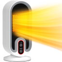 2秒で速暖!セラミックヒーター 小型2024最新進化電気ストーブ ヒーター 小型 暖房器具 省エネ 電気ファンヒーター 2段階温風切替 650W/800W ファンヒーター タイマー機能 高性能集塵フィルター付き 過熱保護 転倒安全装置 即(2)