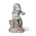 リヤドロ LLADRO 出発前に 6898 陶器人形 置物 リアドロ エルフ クリスマス【日本国内から発送】