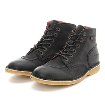 Kickers キッカーズ KICK LEGEND 8 BLACK(Nubuck) キッズ レザー ショートブーツ ハイカットスニーカー レースアップ