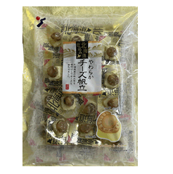 【山栄食品工業株式会社　やわらかチーズ帆立100g】北海道仕込み