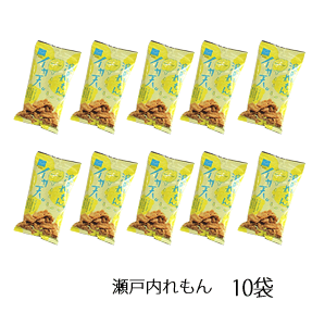 【瀬戸内ブランド認定商品】【まるか食品 イカ天瀬戸内れもん味27g】10袋 ケース発送 爽やかな酸味/独特な柑橘の香り/一口イカ天/ひとくちサイズイカ天/サクサク食感/広島レモン/れもん