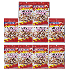 東洋ナッツ食品株式会社 レッドミックスナッツ170g×10袋 ケース販売 8種類のナッツ アーモンド ・カシューナッツ ・クルミ・ ジャイアントコーン・ガルバン...