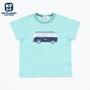 (KP)車アップリケ半袖Tシャツ(80~90)