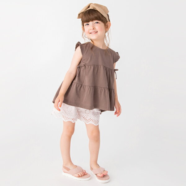 プティマイン(petit main)接触冷感ティアードチュニックのサムネイル