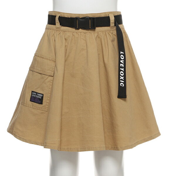 ラブトキシック(Lovetoxic)ベルトつきフレアスカパン