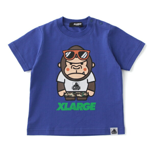 エクストララージ　キッズ(XLARGE KIDS)サングラスファニーゴリラプリントTシャツ