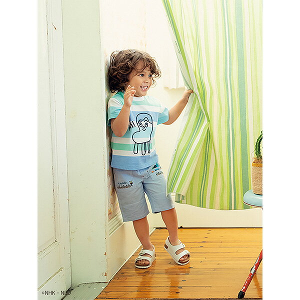 クレードスコープ(kladskap)【みいつけた！ コラボ】 ボーダーTシャツのサムネイル