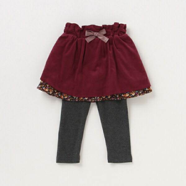 プティマイン(petit main)コーデュロイスカートつきレギンスのサムネイル