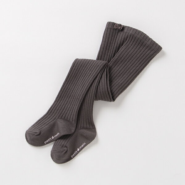 プティマイン(petit main)ミニリボンつきリブタイツのサムネイル