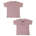 グラソス(GLAZOS)スラブ天竺・ドロップショルダーランダムバックプリント半袖Tシャツ