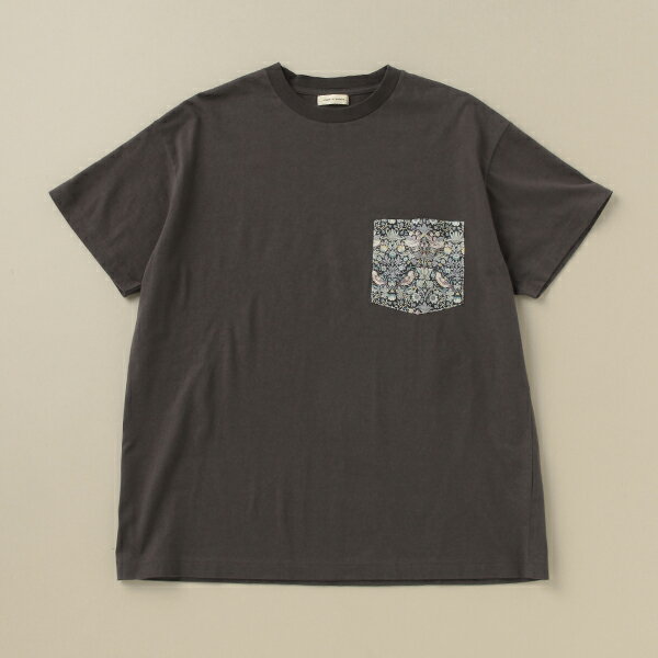 センスオブワンダー(sense of wonder)【親子】大人リバティプリントポケットTシャツのサムネイル