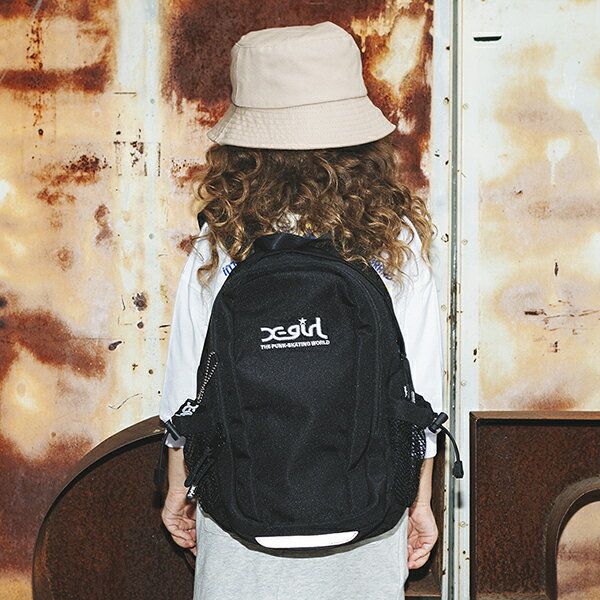 エックスガール　ステージス(X-girl Stages)ロゴバックパックのサムネイル