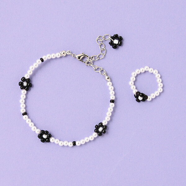 ラブトキシック(Lovetoxic)ビーズブレス＆リングSETのサムネイル