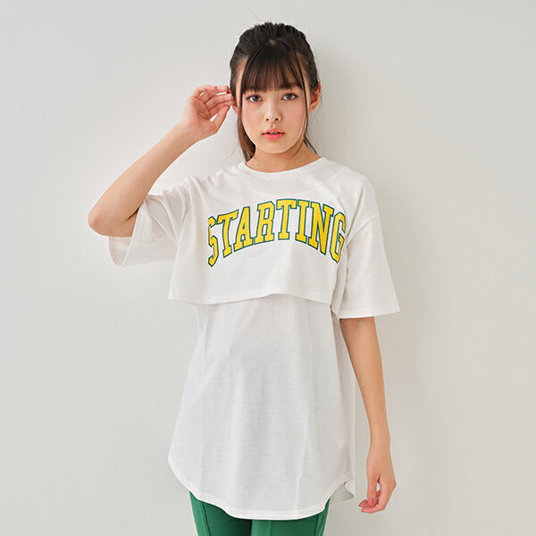 ラブトキシック(Lovetoxic)【nicola】短丈TチュニックタンクSETのサムネイル