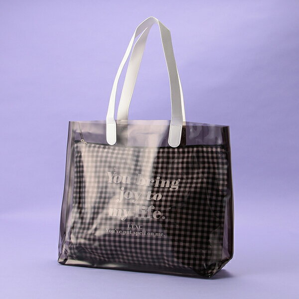 ラブトキシック(Lovetoxic)ポーチ入りPVCトートバッグ【SWIM】のサムネイル