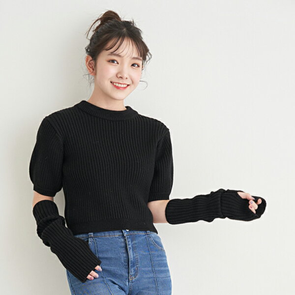 ラブトキシック(Lovetoxic)アームウォーマーつきニットのサムネイル