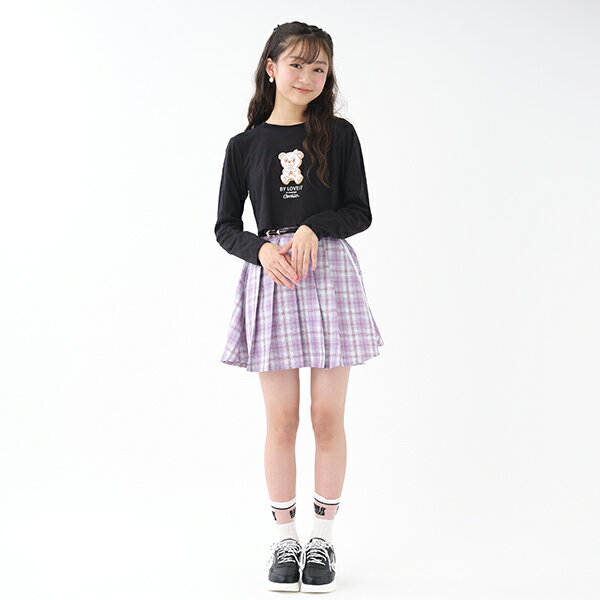 バイ ラビット(by LOVEiT)インパン付きチェック柄スカートのサムネイル