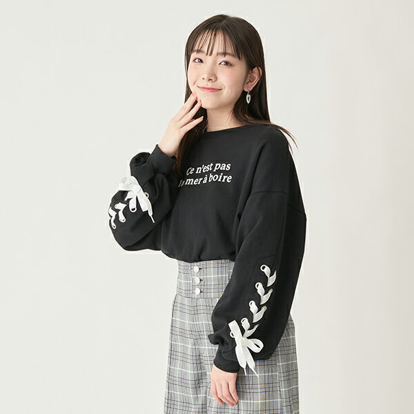 ラブトキシック(Lovetoxic)レースアップ長袖POのサムネイル