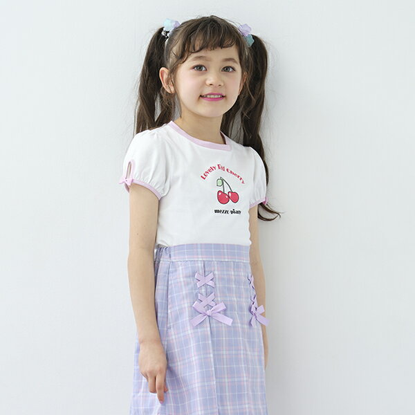 メゾピアノ(mezzo piano)ソーダ・チェリー　半袖チビTシャツのサムネイル