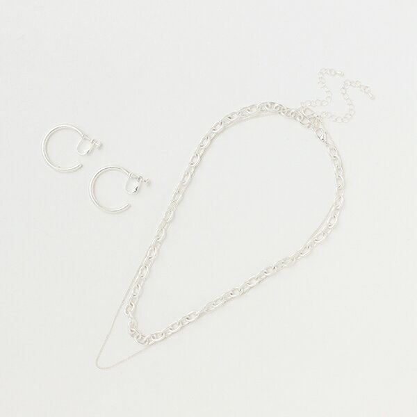 ラブトキシック(Lovetoxic)フープイヤリングネックレスSETのサムネイル