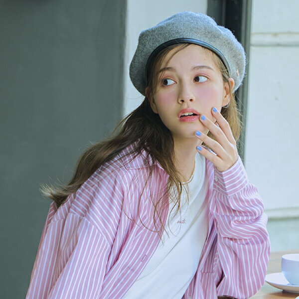 ラブトキシック(Lovetoxic)パイピングベレー帽のサムネイル