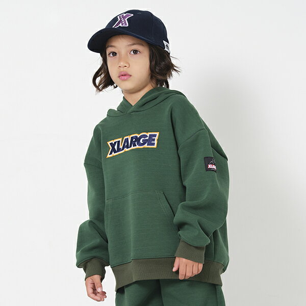 エクストララージ キッズ(XLARGE KIDS)ツートーンロゴパーカ