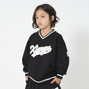 エクストララージ キッズ(XLARGE KIDS)4WAYストレッチロゴブルオーバー