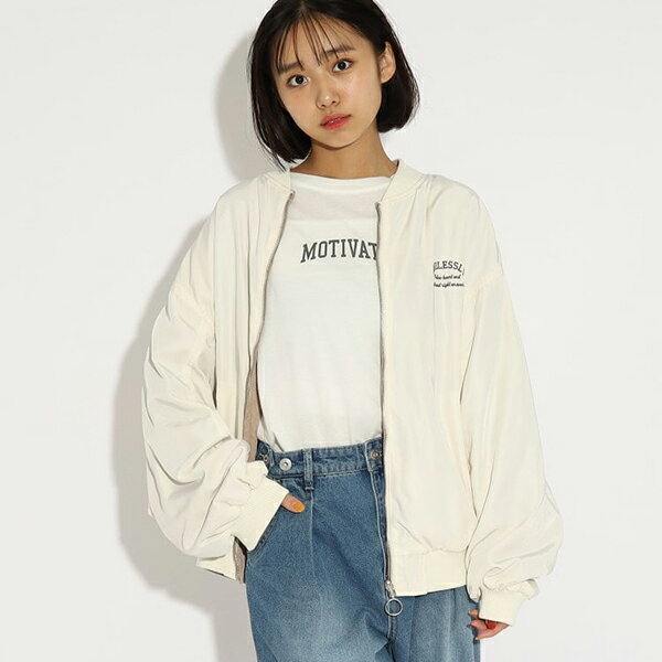 ピンクラテ(PINK-latte)【リバーシブル】MA－1ブルゾンのサムネイル