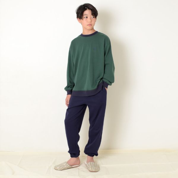 グラソス(GLAZOS)スムース・長袖ルームウェアセットのサムネイル