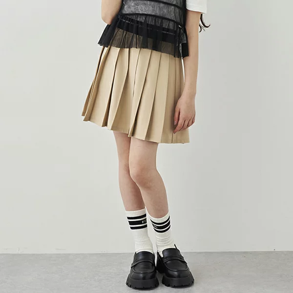 ▽ニットプランナー/KP/ケーピー▽140cm キュロットスカート/キュロットパンツ/ショートパンツ ベージュ【中古】子供服 キッズ kids ジュニア 女の子 春夏 bottoms 105042