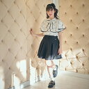 子供服 キュロット スカート キッズ 綿100％ Wガーゼティアード 女の子 ジュニア服 ベージュ/ミント 身長100/110/120/130cm ボトムス ガールズ ニッセン nissen